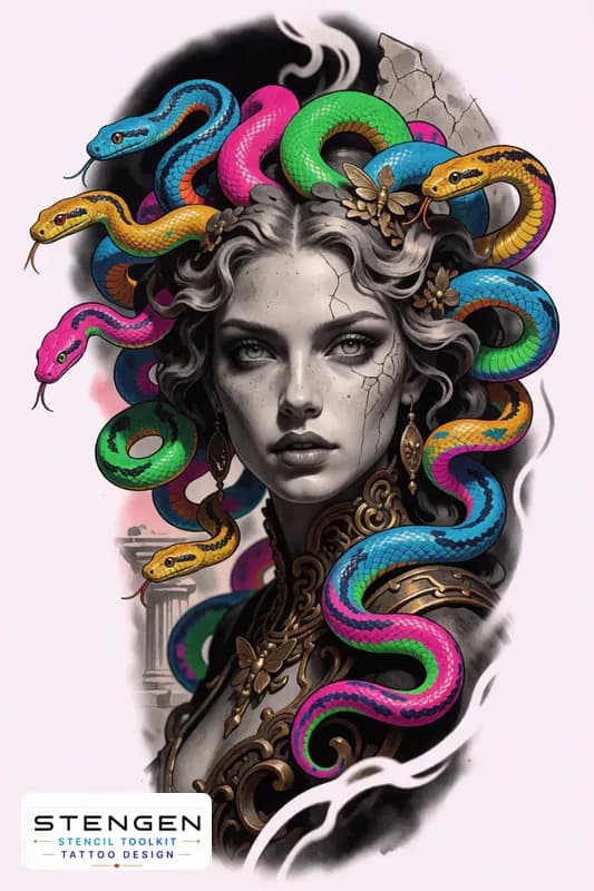 ColorMEDUSA (39) tattoo design