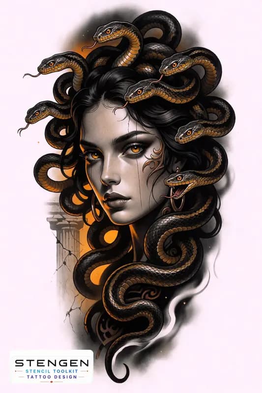 ColorMEDUSA (41) tattoo design
