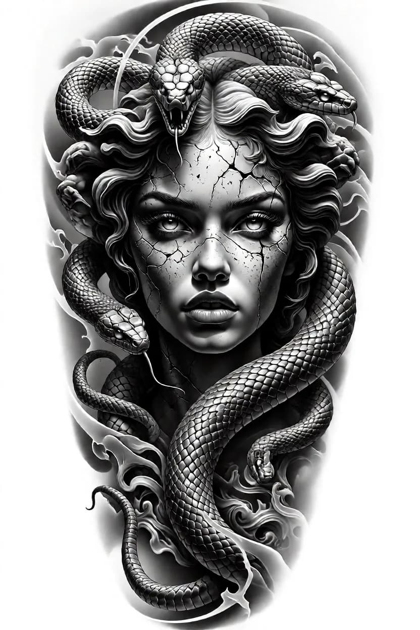 Medusa — Dois estilos misturados