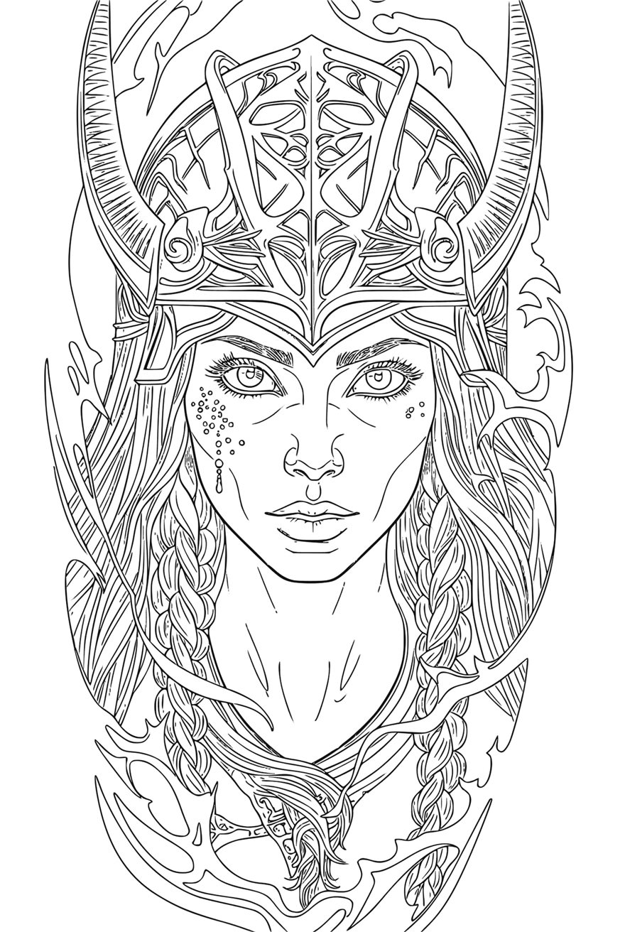 Clean tattoo-ready stencil linework extracted by StenGen